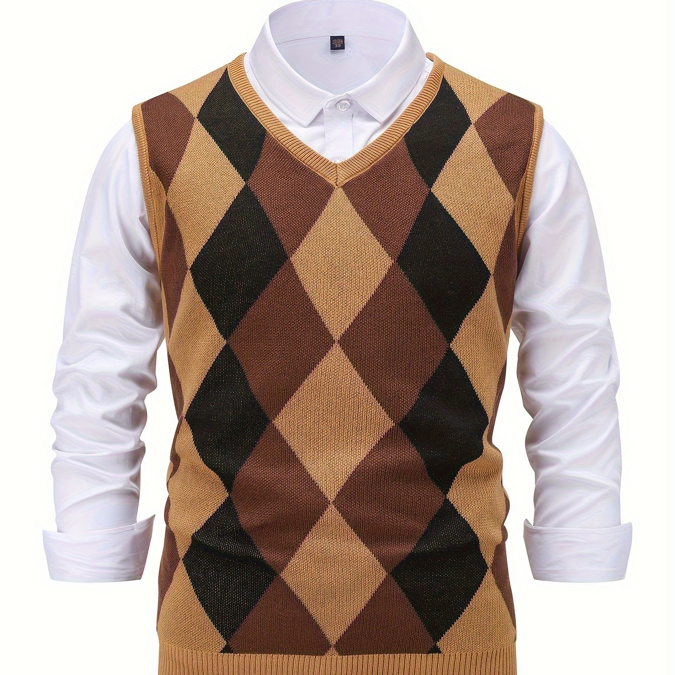 Chandler | Classic Argyle Sweater Vest
