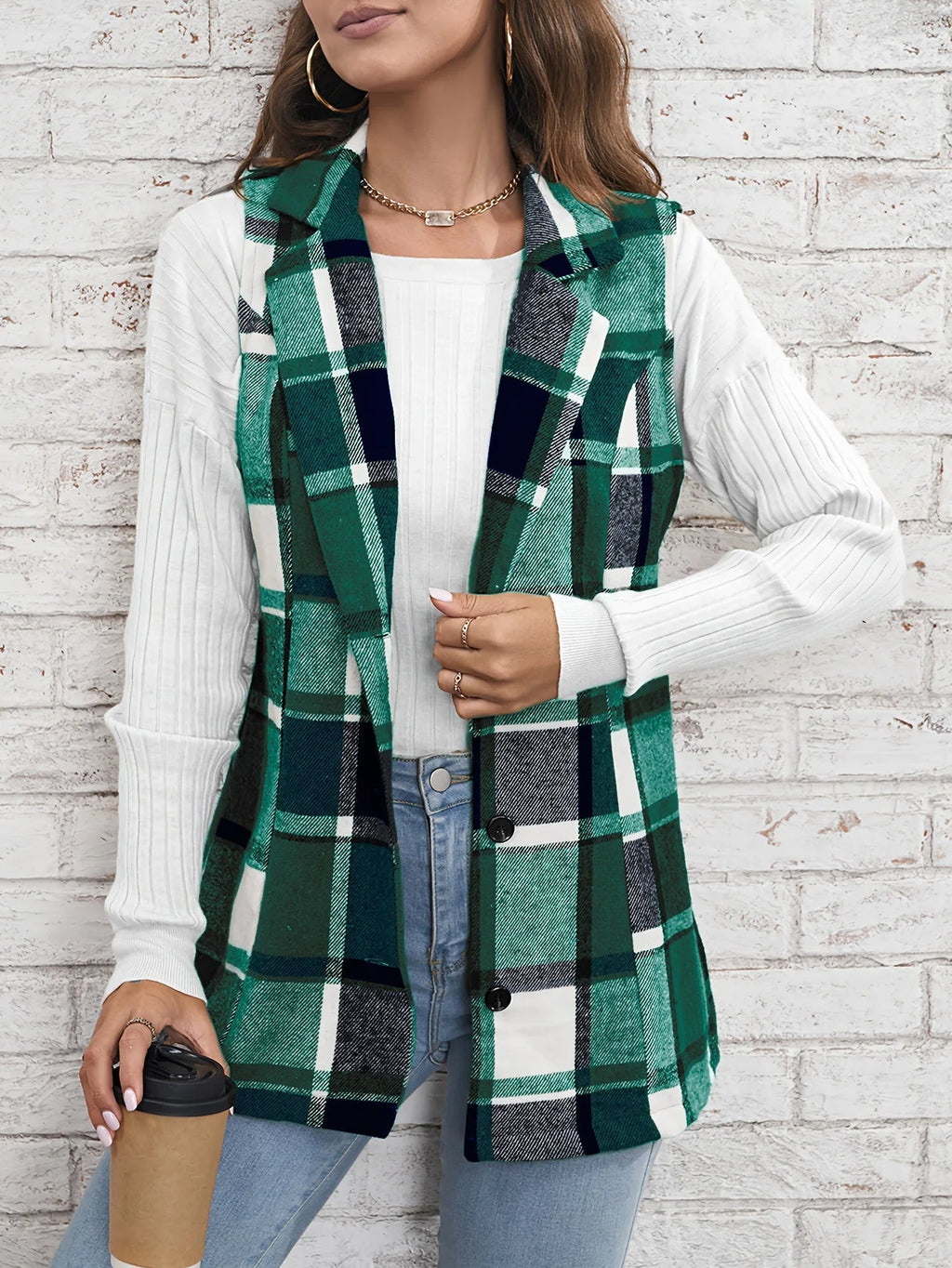 Camden | Wool Plaid Vest