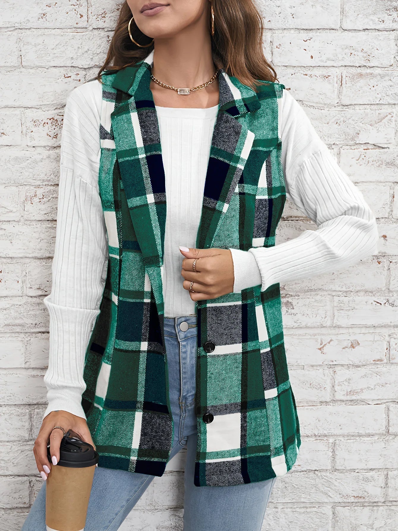 Camden | Wool Plaid Vest