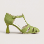 Rebecca | Classic Close Toe Strap Heels