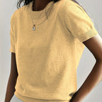 Harriet | Fine-Knit Short Sleeve Sweater