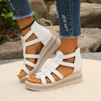 Women’s Adelaide sandals in tan with modern straps and a lightweight sole. 3