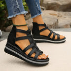 Women’s Adelaide sandals in tan with modern straps and a lightweight sole. 9