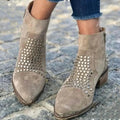 Annie Studded Ankle Boots 0
