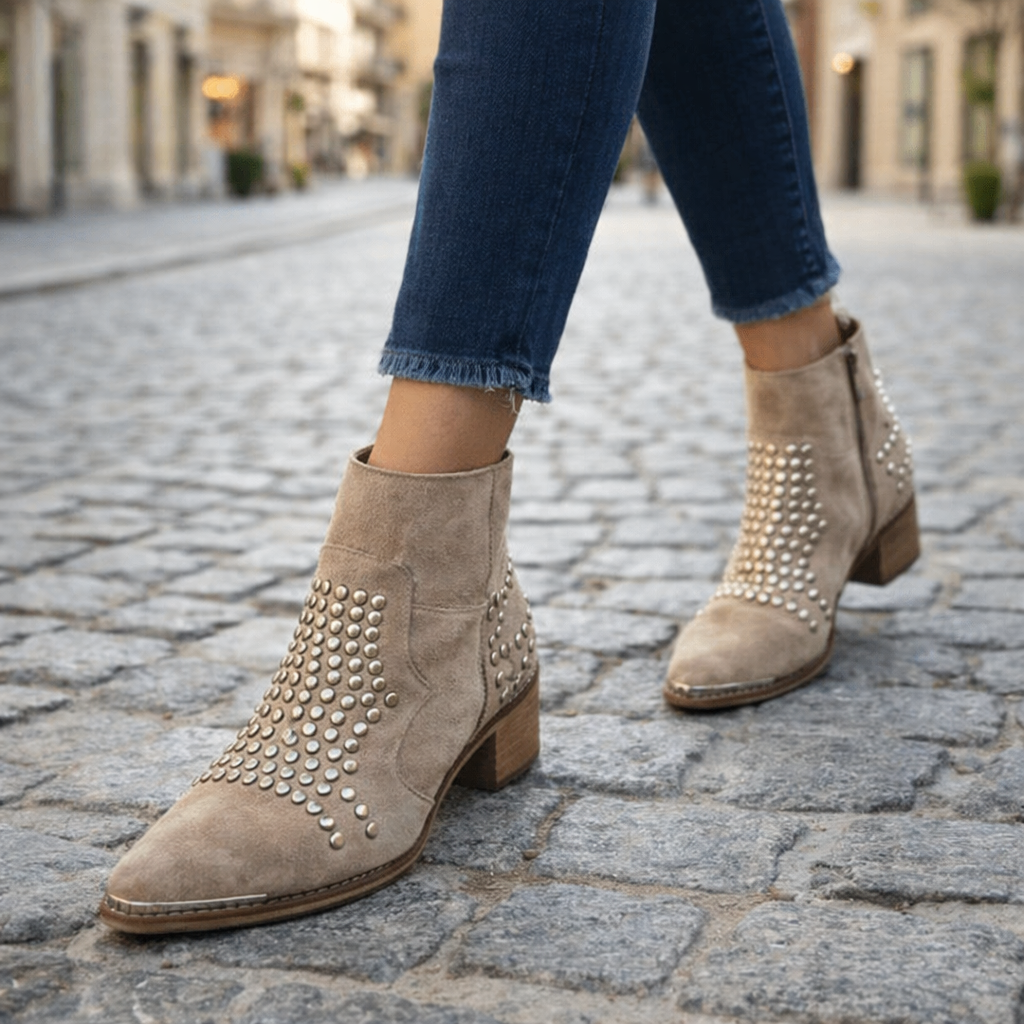 Annie Studded Ankle Boots 1