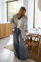 Galia Grey Blazer – back view