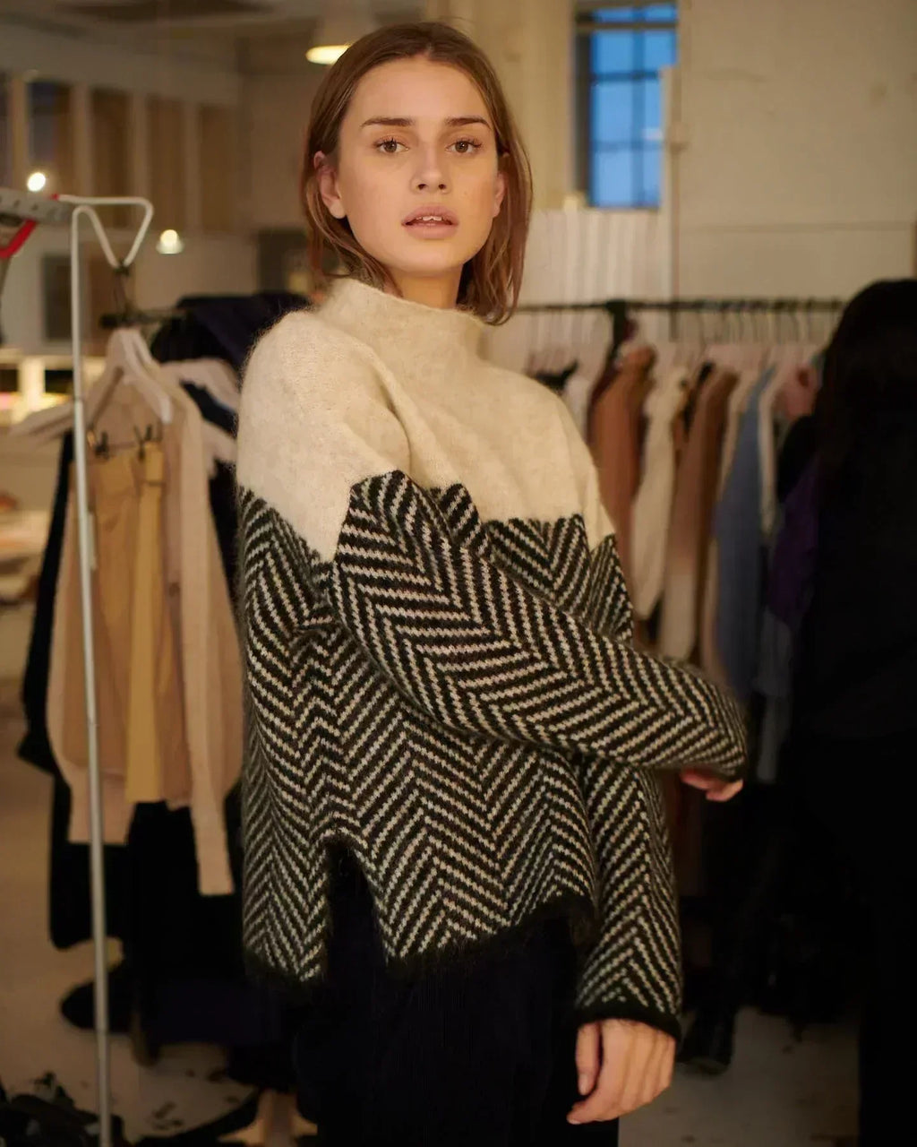 June |  COZY TURTLENECK SWEATER