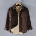 Harvey | Warm Ribbed Button-Front Jacket