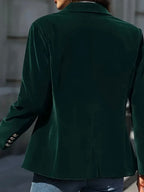 Hunter Jewel Velvet Blazer – detail view