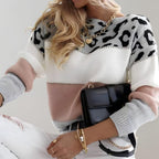 VELORA | LEOPARD LUXE SWEATER