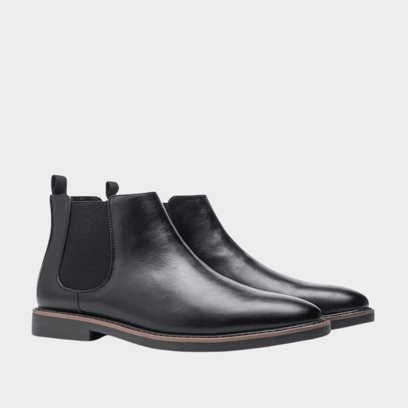 Rokon Chelsea boots, black colorway