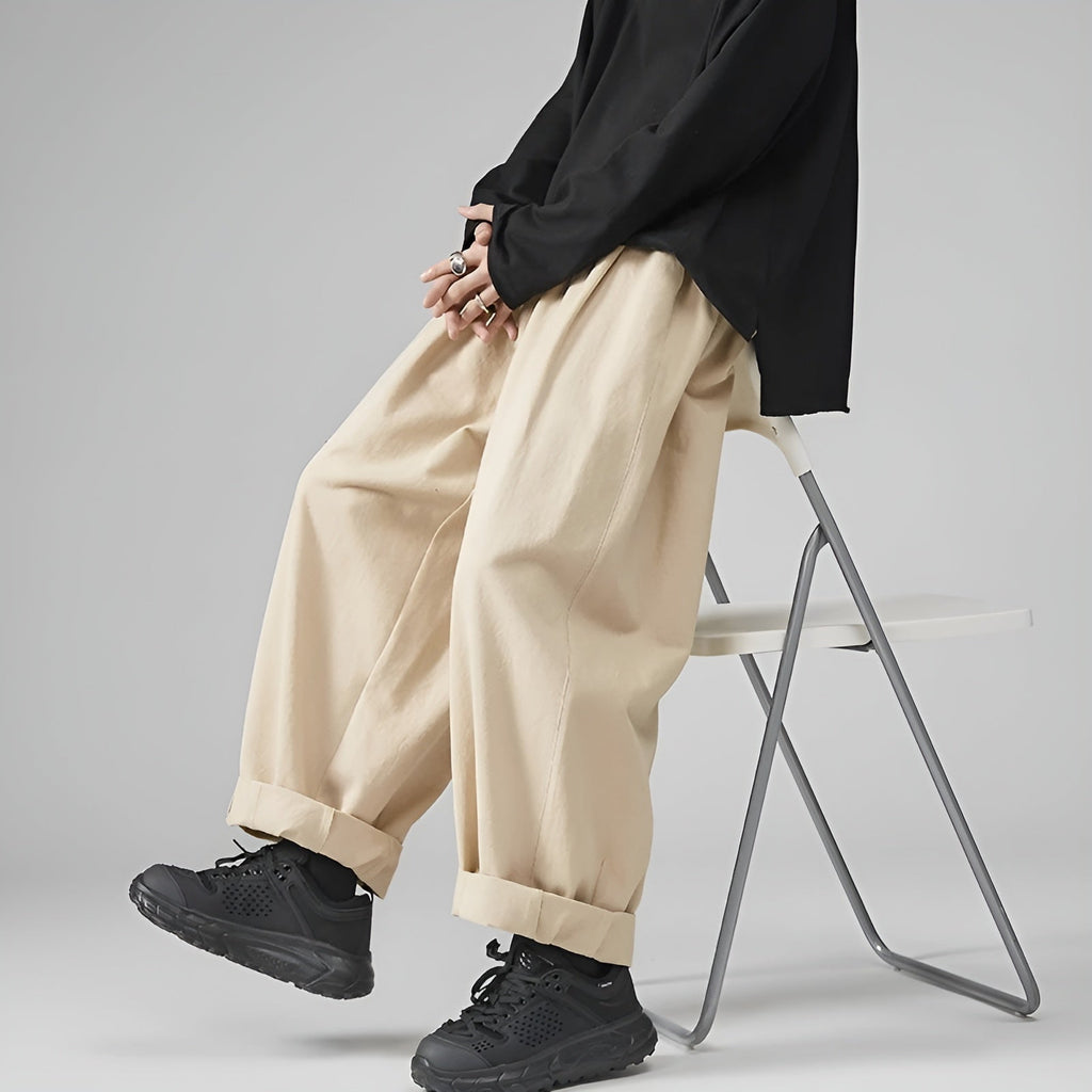 Chino | Harem Pants Breathable Cotton, Oversized Fit