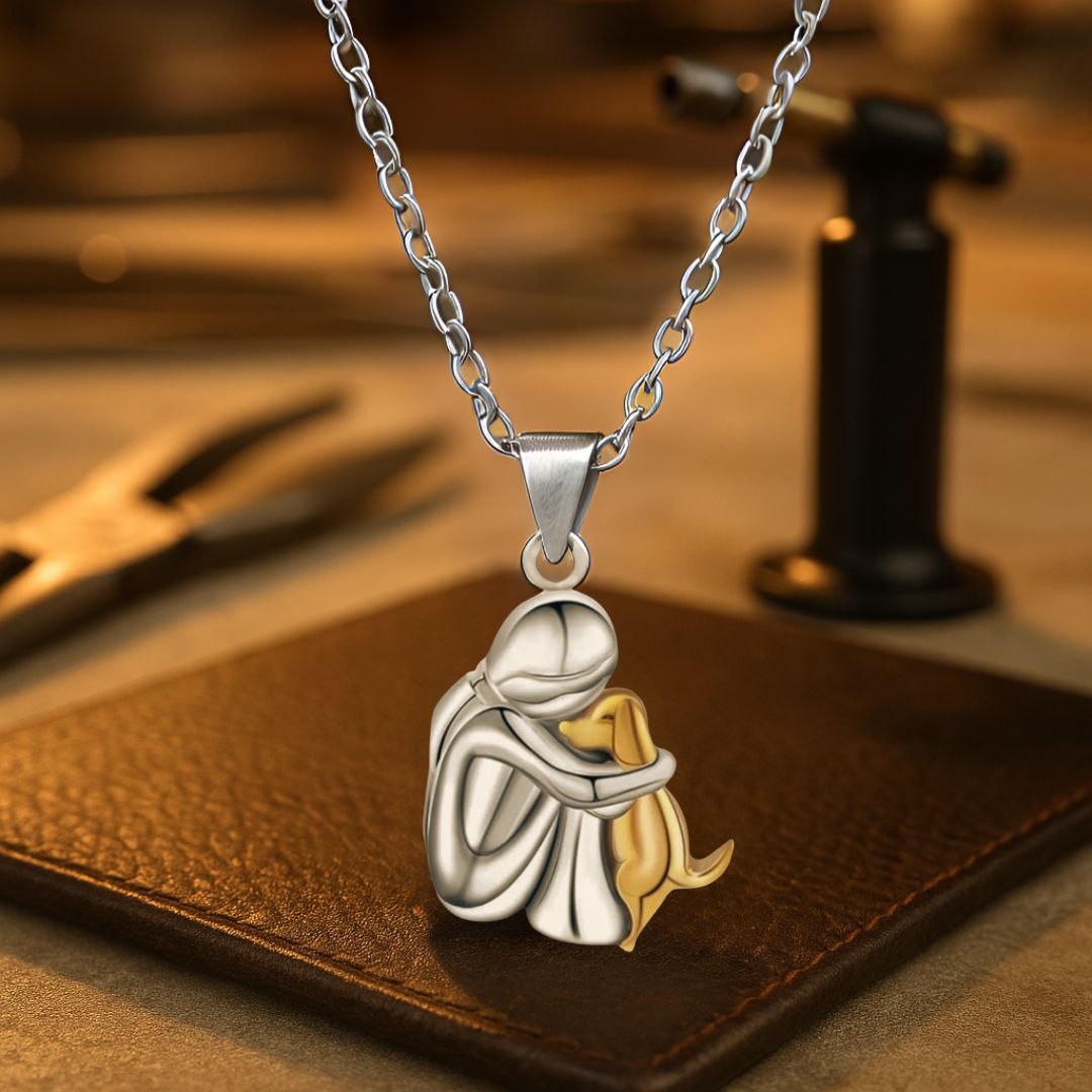 Elin | Dog Pendant Necklace