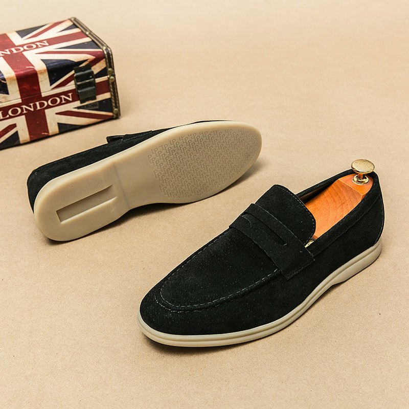 Brando Suede Loafers for Women | Orthopedic Comfort, Slip-On Design - 11