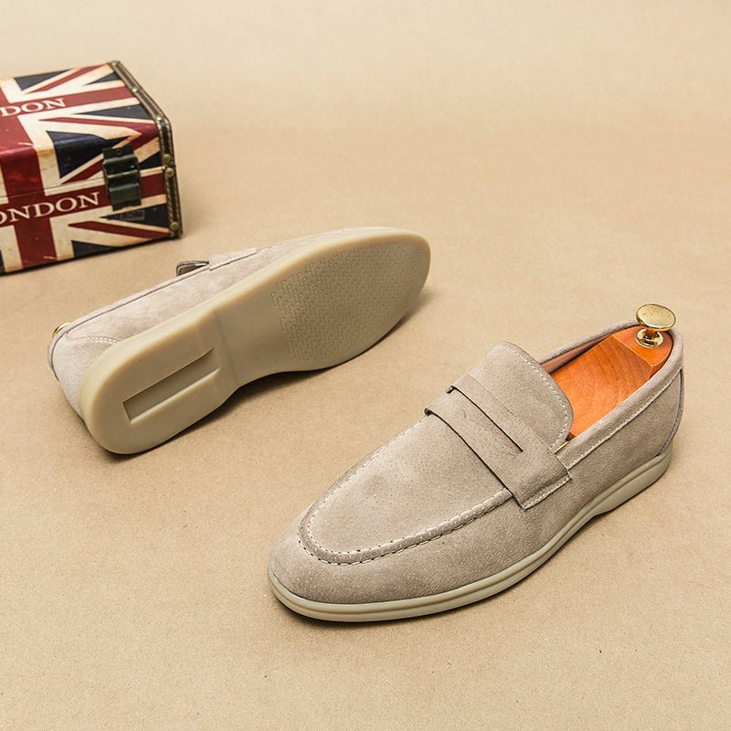 Brando Suede Loafers for Women | Orthopedic Comfort, Slip-On Design - 12