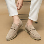 Brando Suede Loafers for Women | Orthopedic Comfort, Slip-On Design - 17