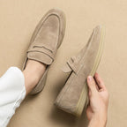 Brando Suede Loafers for Women | Orthopedic Comfort, Slip-On Design - 19
