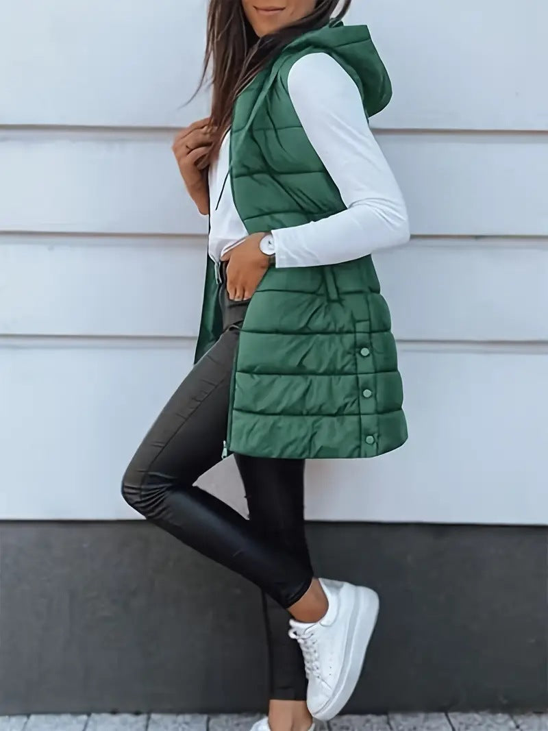 Zella | Casual Sleeveless Long Vest