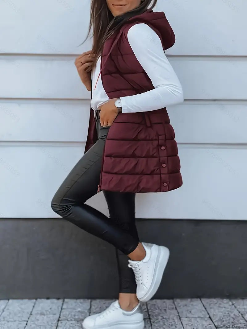 Zella | Casual Sleeveless Long Vest