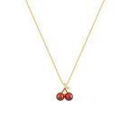 Ciliegia Cherry Pendant Necklace – detail view