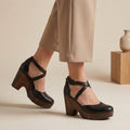 Elysia platform sandals in soft pink, featuring a sleek minimalist design with adjustable straps. 0