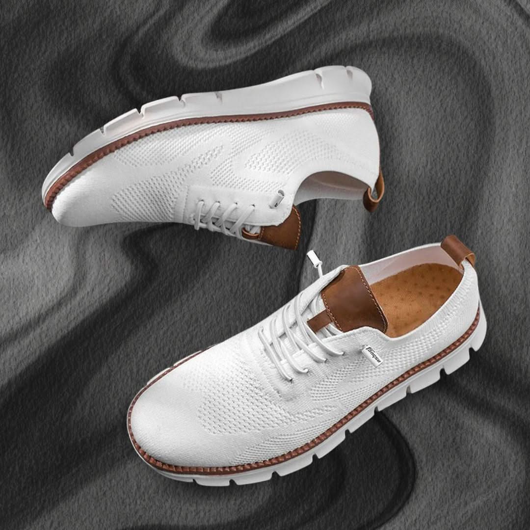 Light blue orthopedic shoes for women, designed for comfort with a casual, sporty style suitable for daily wear. 2