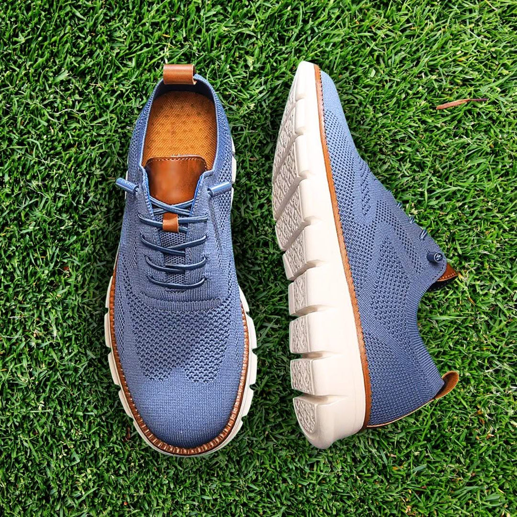 Light blue orthopedic shoes for women, designed for comfort with a casual, sporty style suitable for daily wear. 7