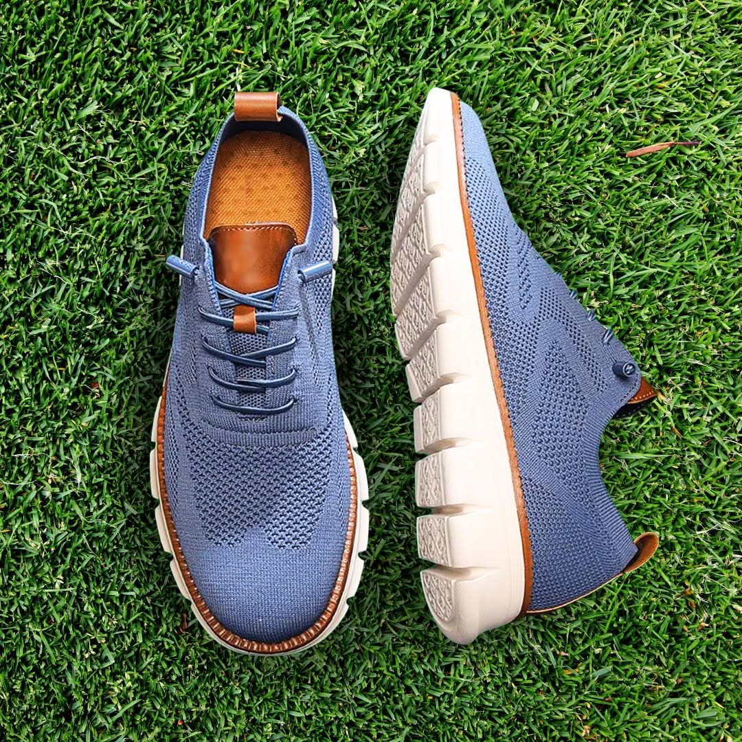 Light blue orthopedic shoes for women, designed for comfort with a casual, sporty style suitable for daily wear. 7