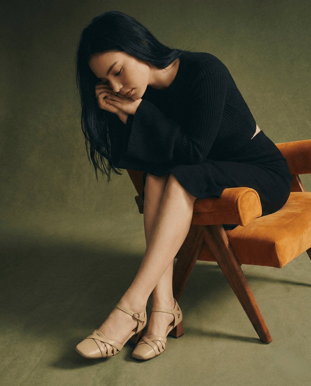 Arden | Suede Heel