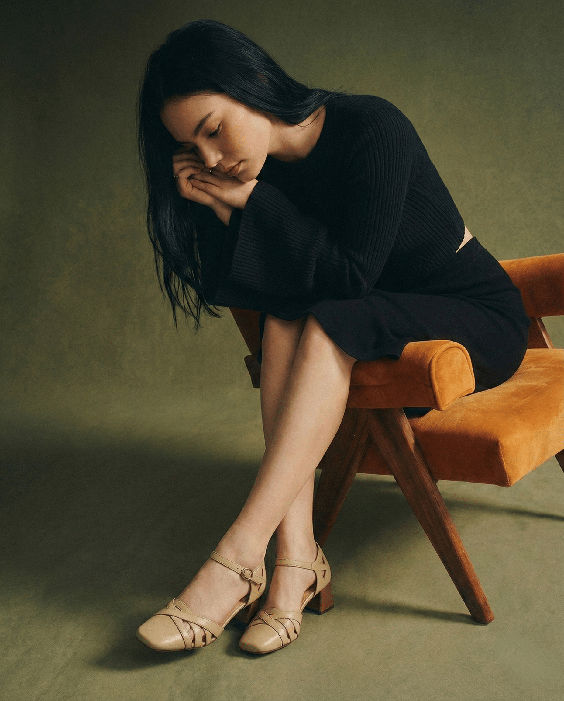 Arden | Suede Heel