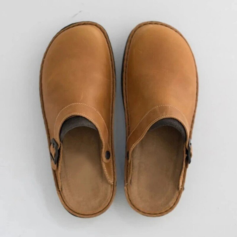 Comfortable orthopedic shoes in navy blue with a cushioned sole and breathable mesh design. 5