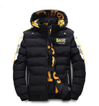 Calvin | Quilted Ribbed Hem Hooded Winter Jacket