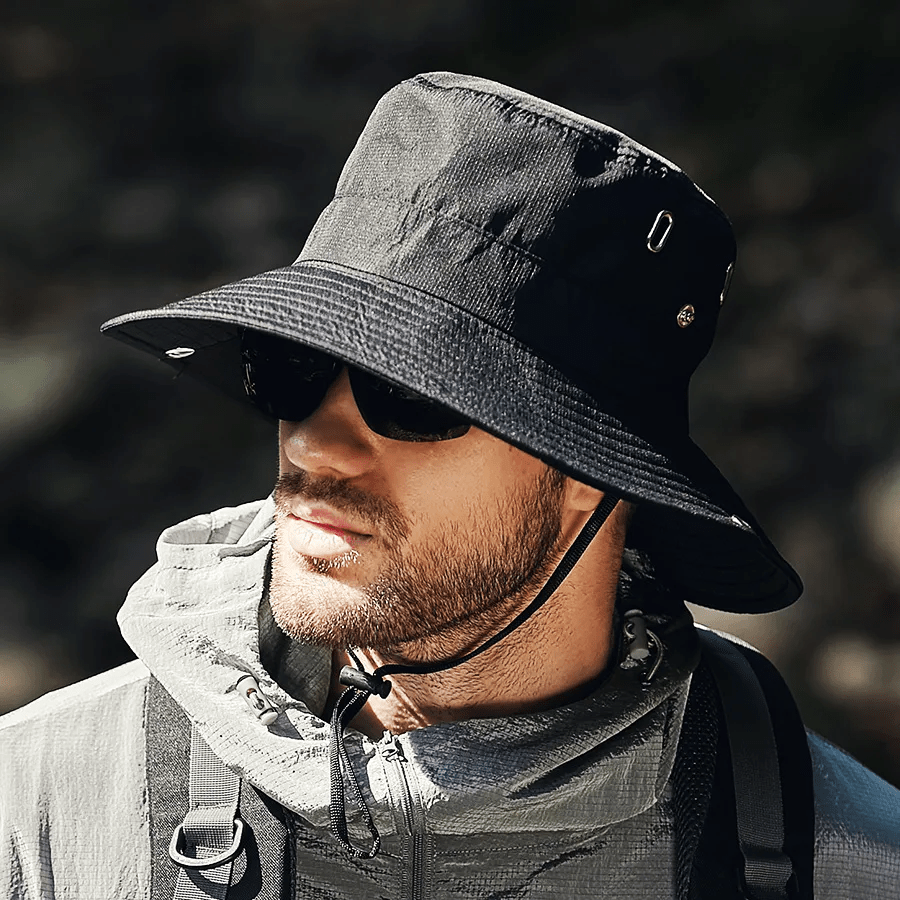 Lightweight Jelly Outdoor Bucket Hat with UPF50+ sun protection, perfect for outdoor activities and stylish summer wear. - 1