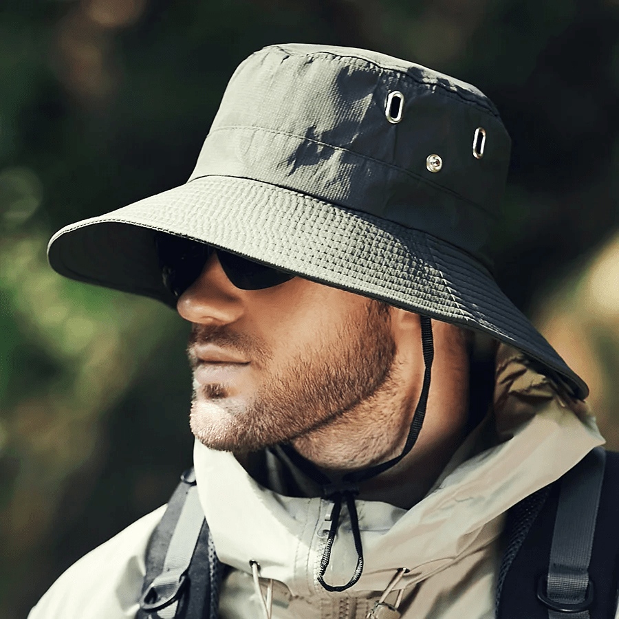Lightweight Jelly Outdoor Bucket Hat with UPF50+ sun protection, perfect for outdoor activities and stylish summer wear. - 4