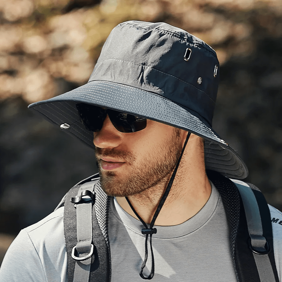 Lightweight Jelly Outdoor Bucket Hat with UPF50+ sun protection, perfect for outdoor activities and stylish summer wear. - 3