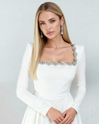 Rhosavira - Elegant Crystal Dress