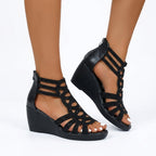 Comfortable orthopedic sandals in a soft beige color with a stylish, modern design. 6