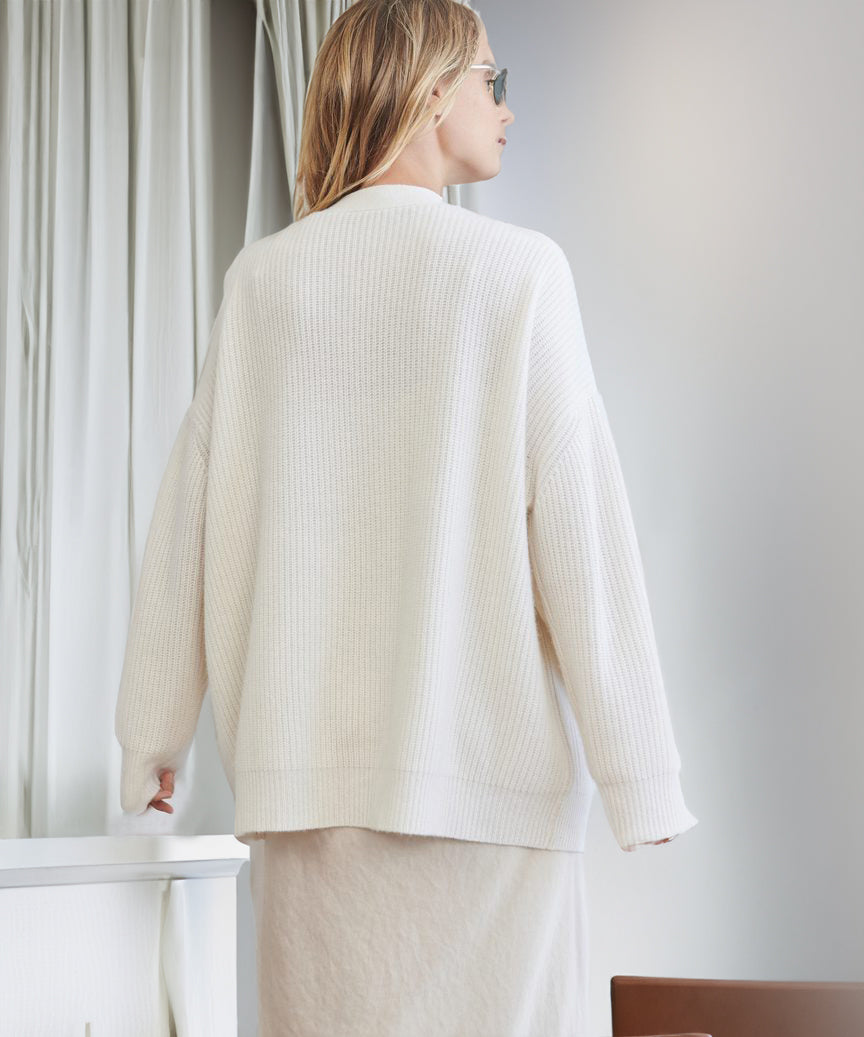 Eve | Women’s Winter Knit Casual Button Up  Cardigan