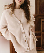 Eve | Women’s Winter Knit Casual Button Up  Cardigan