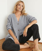 Evelyn | Women’s Winter Knit Casual Button Up  Cardigan