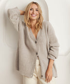 Evelyn | Women’s Winter Knit Casual Button Up  Cardigan