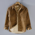 Harvey | Warm Ribbed Button-Front Jacket