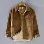 Harvey | Warm Ribbed Button-Front Jacket
