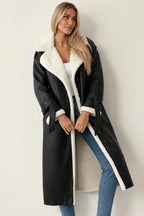 Kimberly longline coat, black