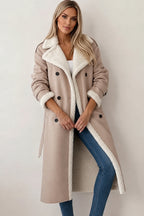 Kimberly longline coat, beige