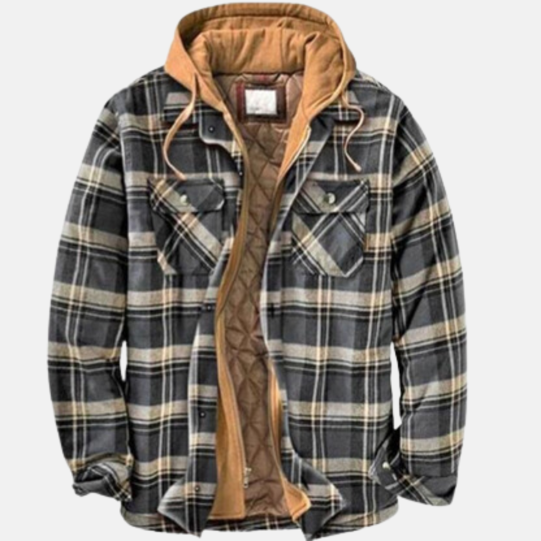 Rhett | Rugged Hooded Plaid Jacket