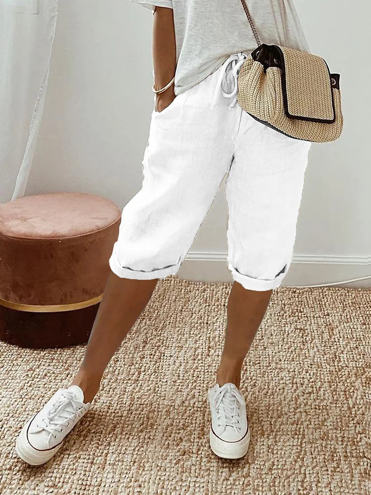 Claire - Cotton Shorts for Women