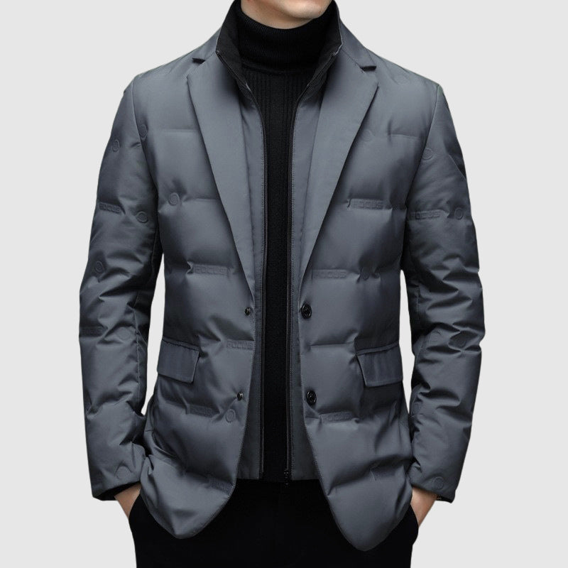Marco duck down jacket, gray colorway