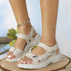 Liam orthopedic sandals in navy blue, featuring a wide toe box and supportive design for comfort. 4