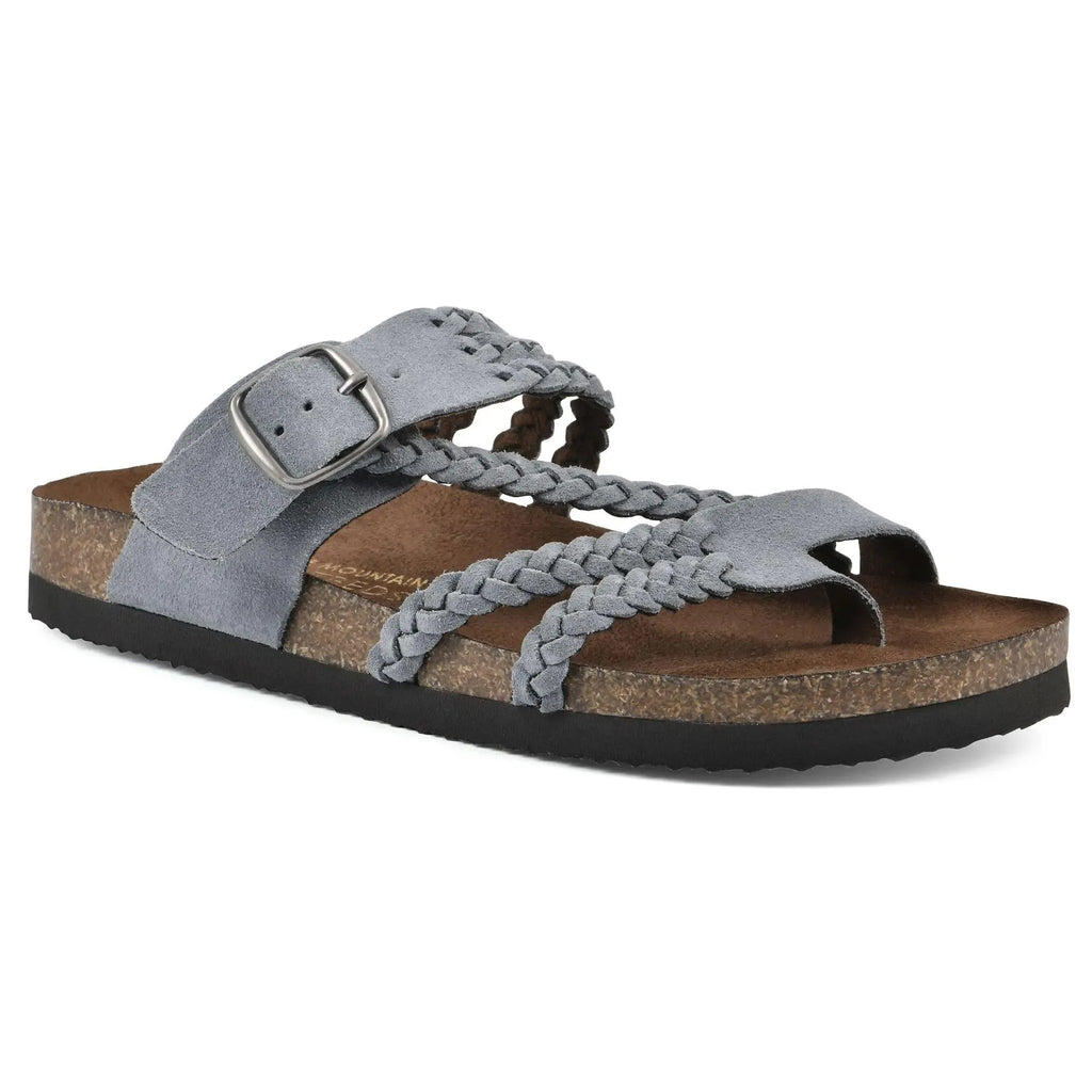 Lila braided leather sandals in soft beige with a casual, comfortable style and orthopedic insole for support. 10